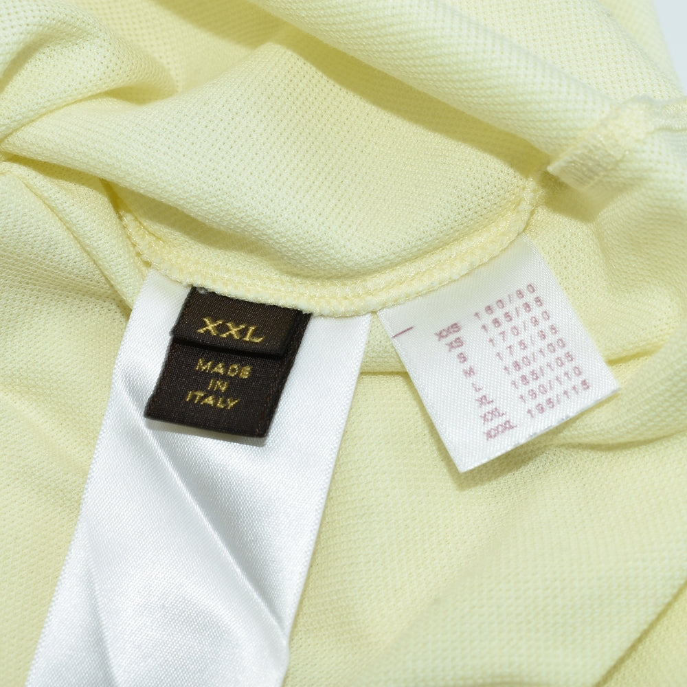 Light Yellow Cotton Poloshirt (XXL)