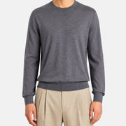 Grey "Iconic" Gift of Kings Wool Crewneck (EU 48)