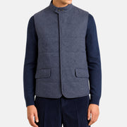 Navy "Roadster" Cashmere Vest (EU 50)