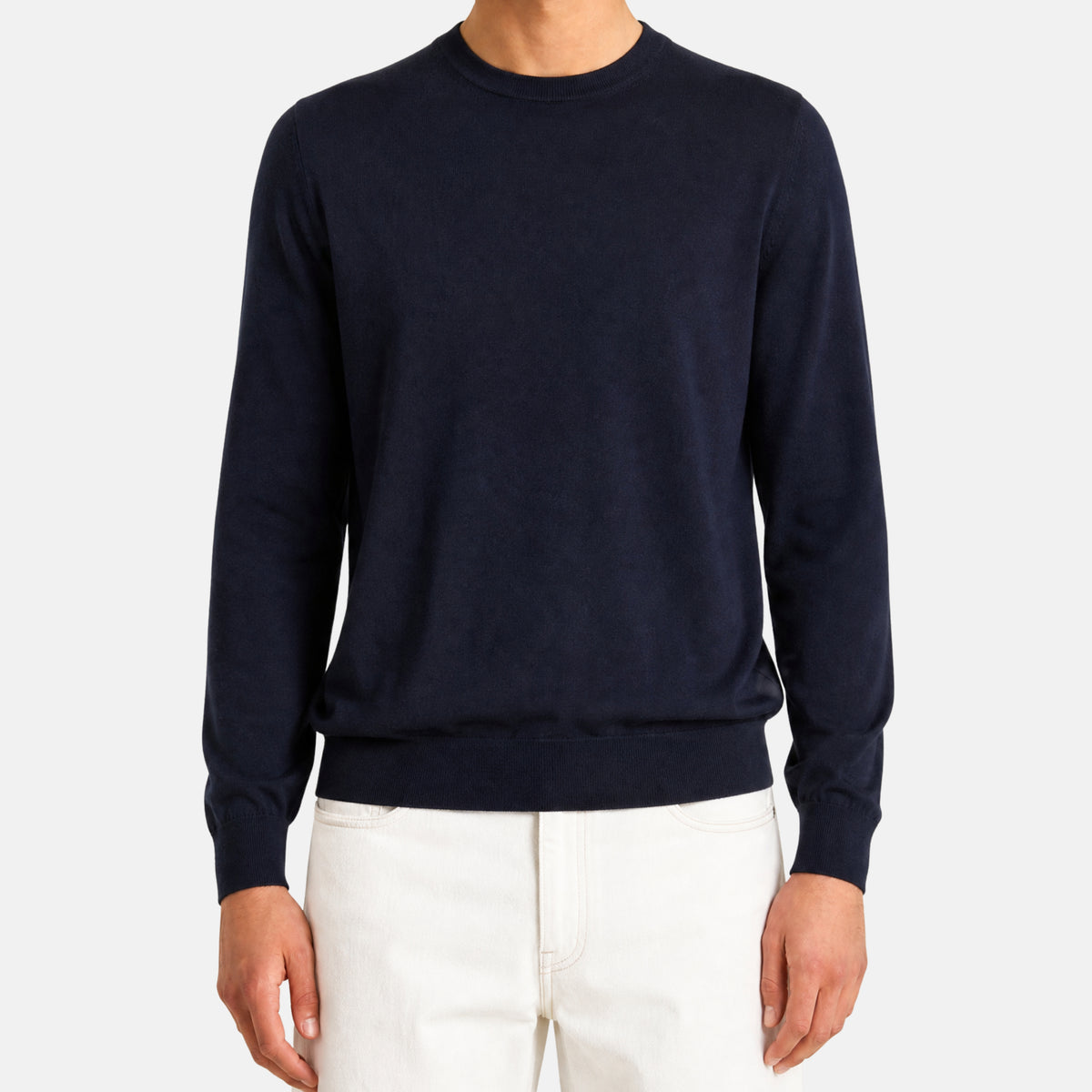 Marineblauer "Iconic" Gift of Kings Wollpullover (EU 48)