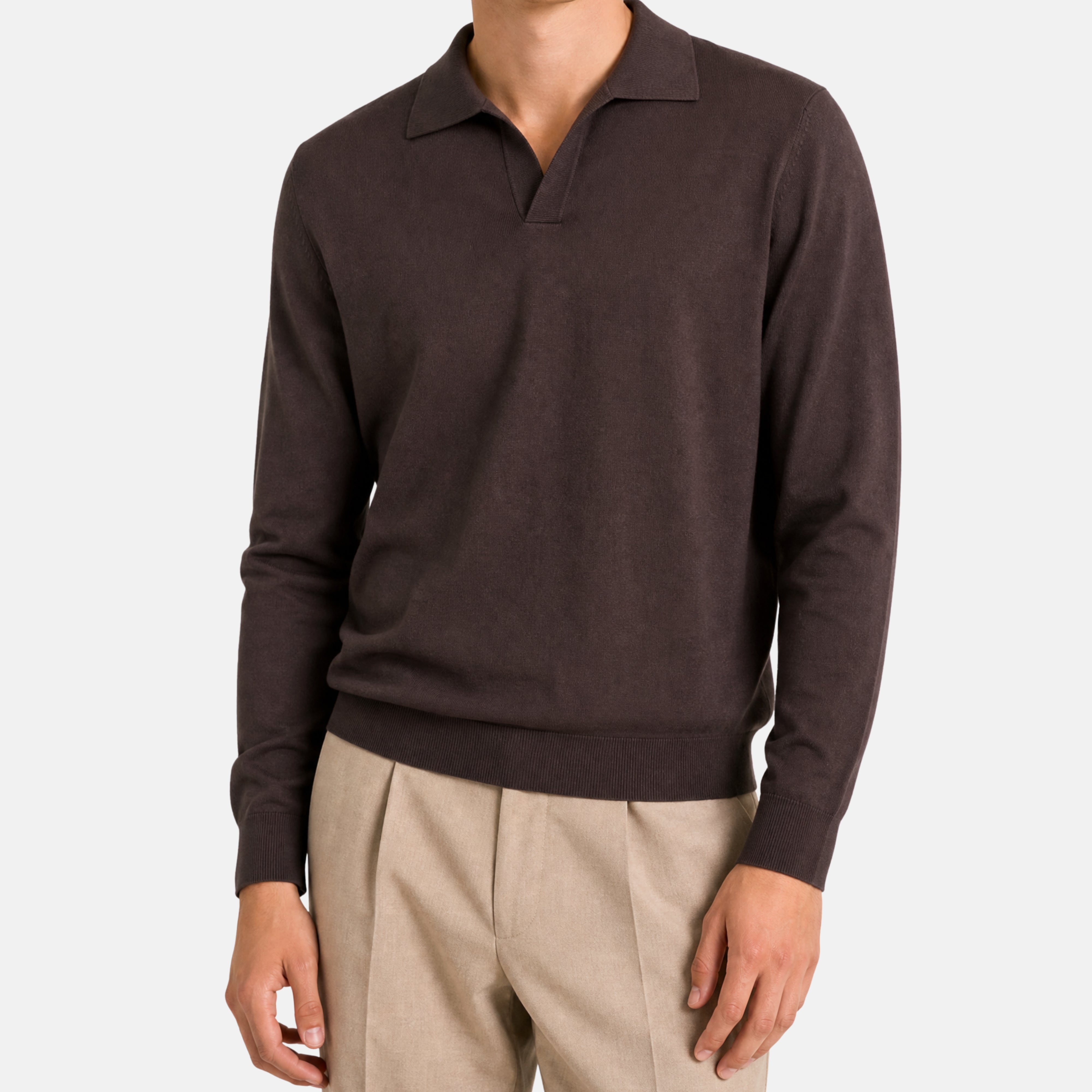 Brown "Empire" Gift of Kings Wool Polo (EU 48)
