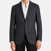Grey Pinstripe Virgin Wool Jacket (EU 50)