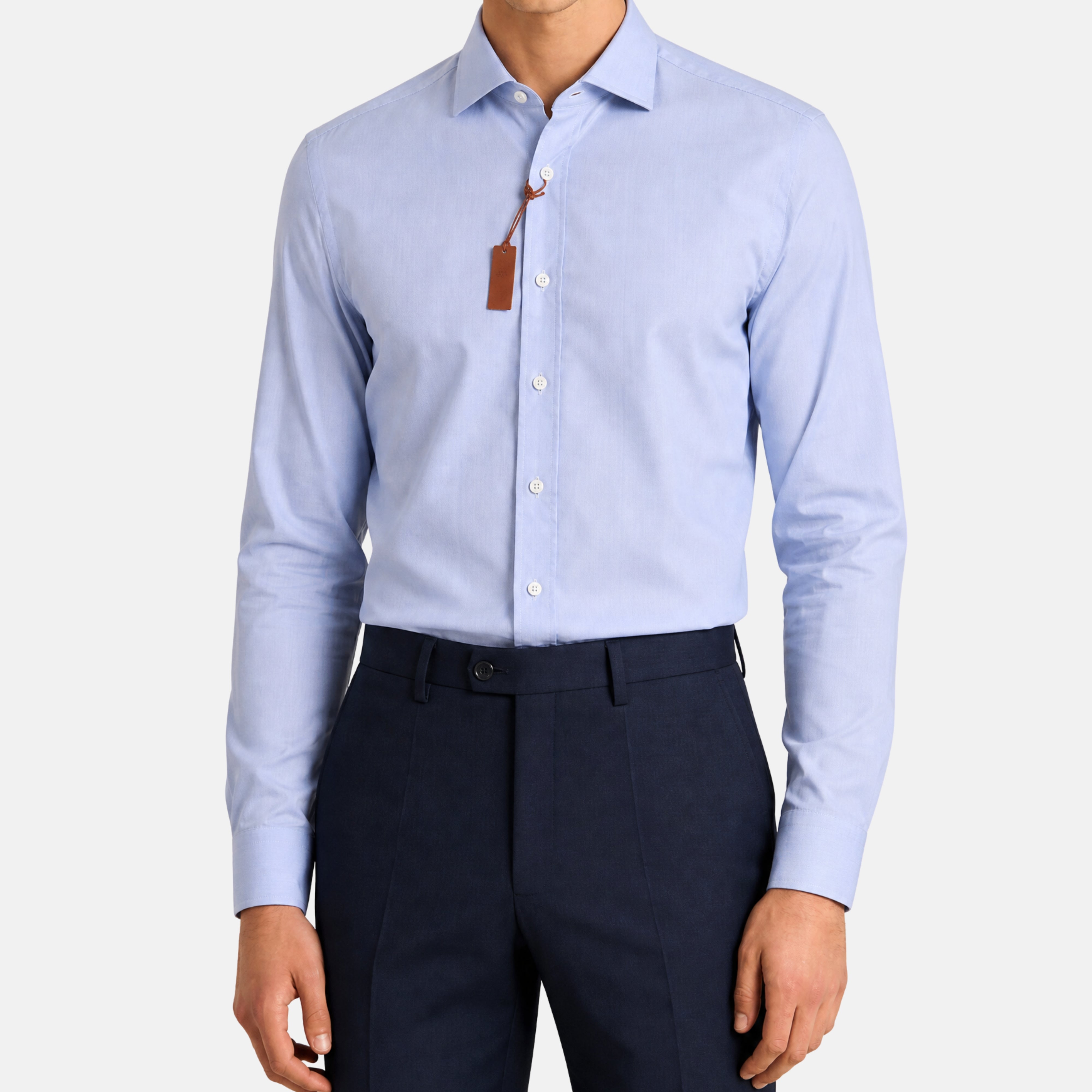 Blue Classic Cotton Shirt (EU 38)