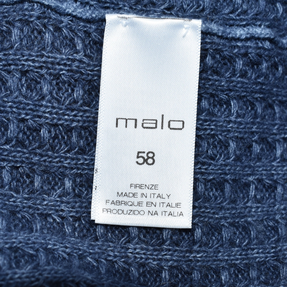 Blue Woven Cashmere Sweater (EU 58)