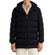 Loro Piana C.O.L.D. Fillmore Cashmere Puffer Coat Navy (L)