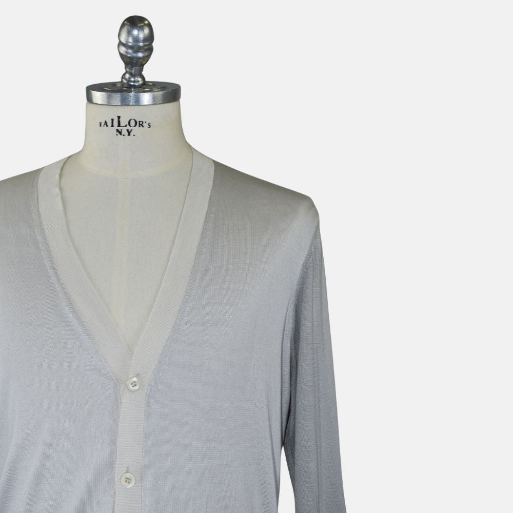 Light Grey Silk Cardigan (EU 52)