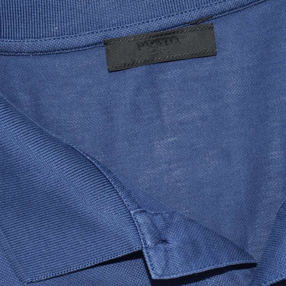 Blue Cotton Poloshirt (XXL)