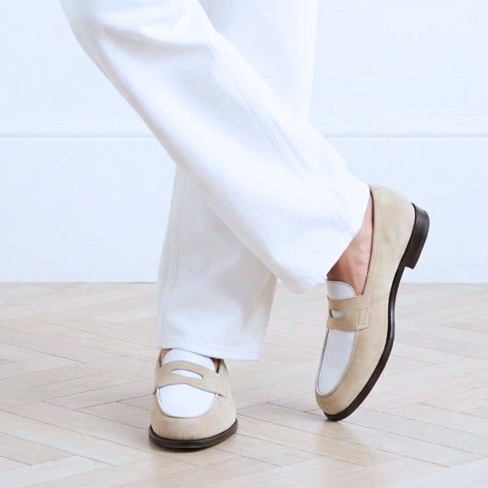 Bicolored Lopes Loafer made of Suede (EU 42.5)