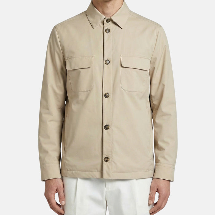 Beiges Windmate Overshirt aus Polyamid (S)
