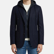 Navy Blazer with removable Vest made of Wool/Cashmere (EU 44)