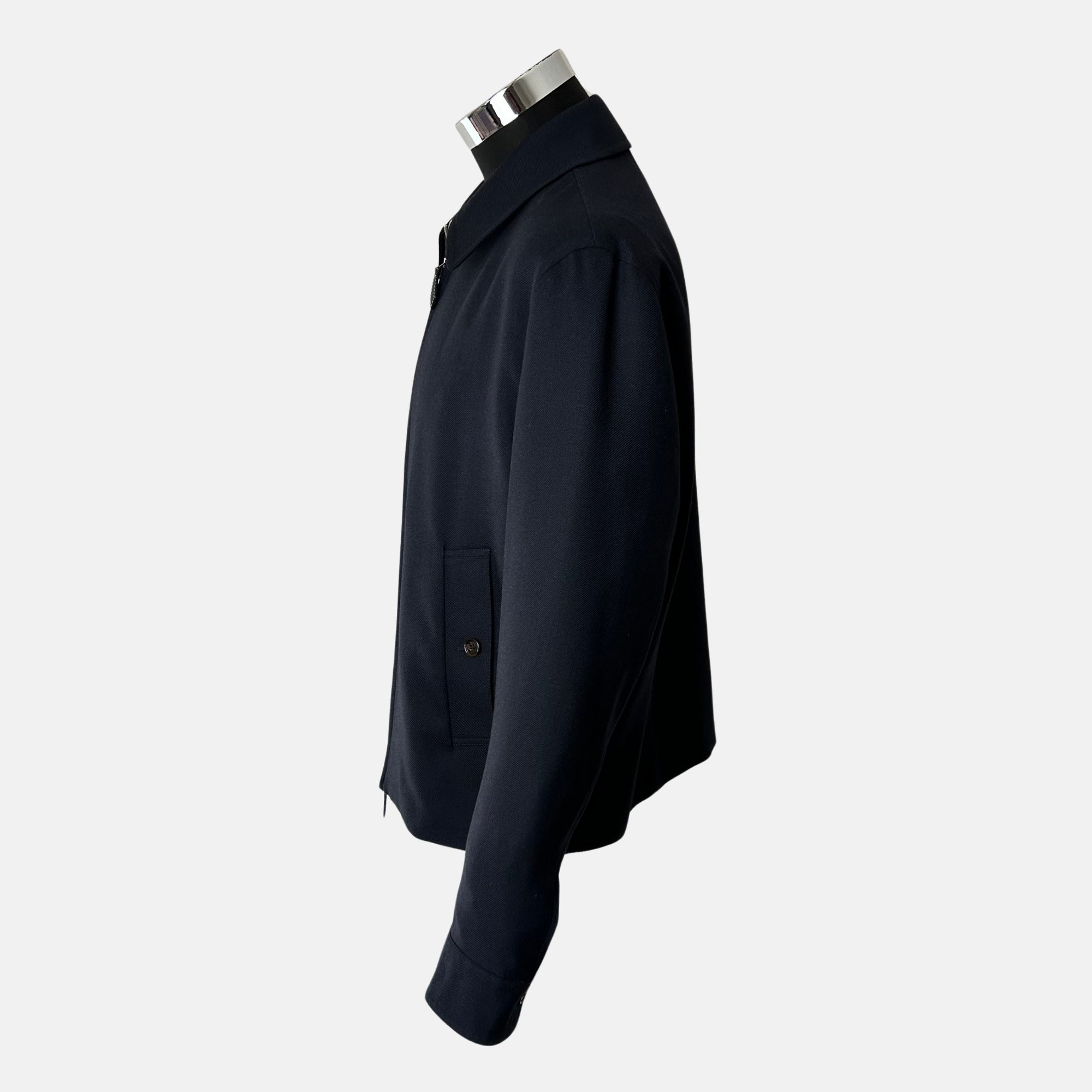 Navy Jacket made of Wolle