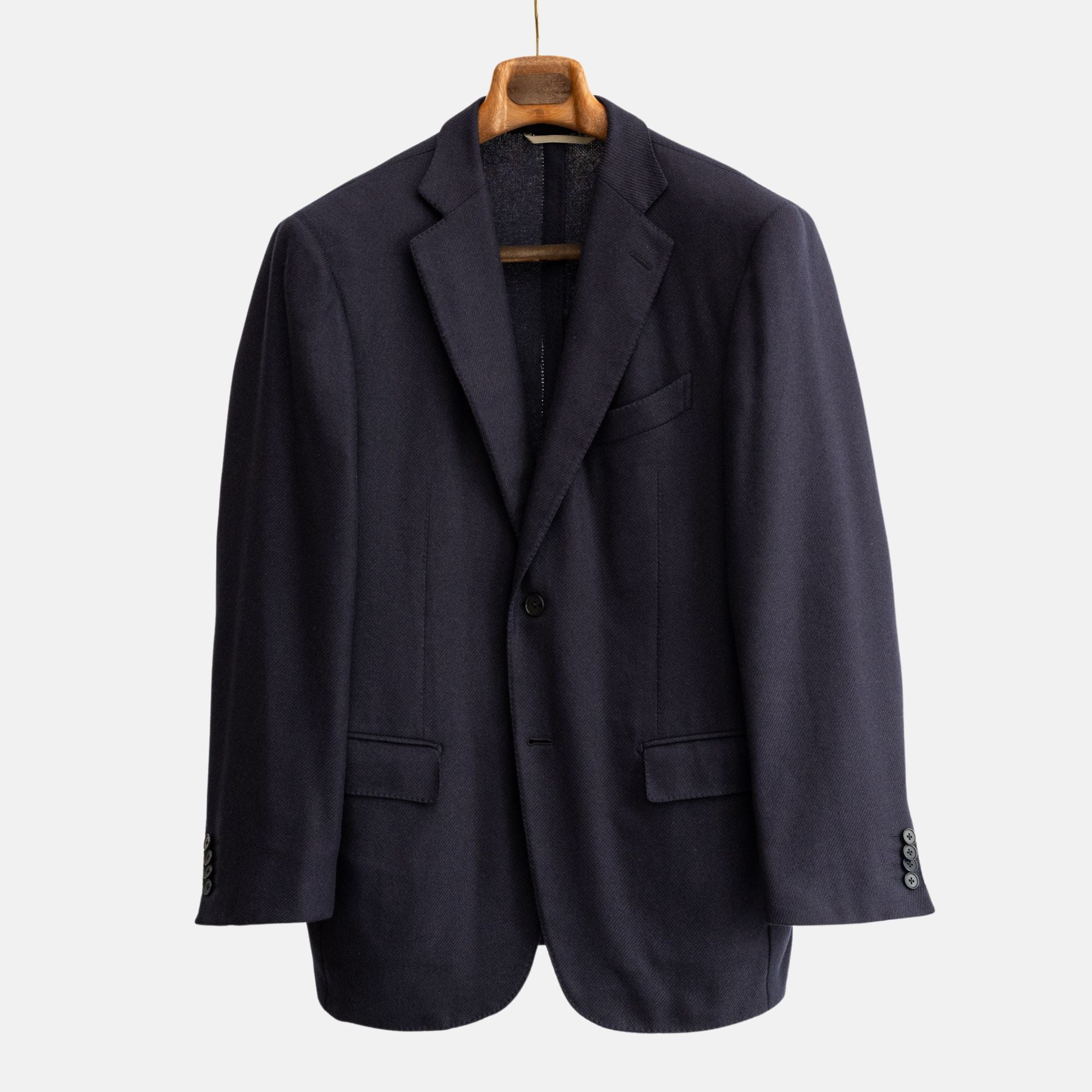 Navy Blue Blazer made of Silk/Cashmere