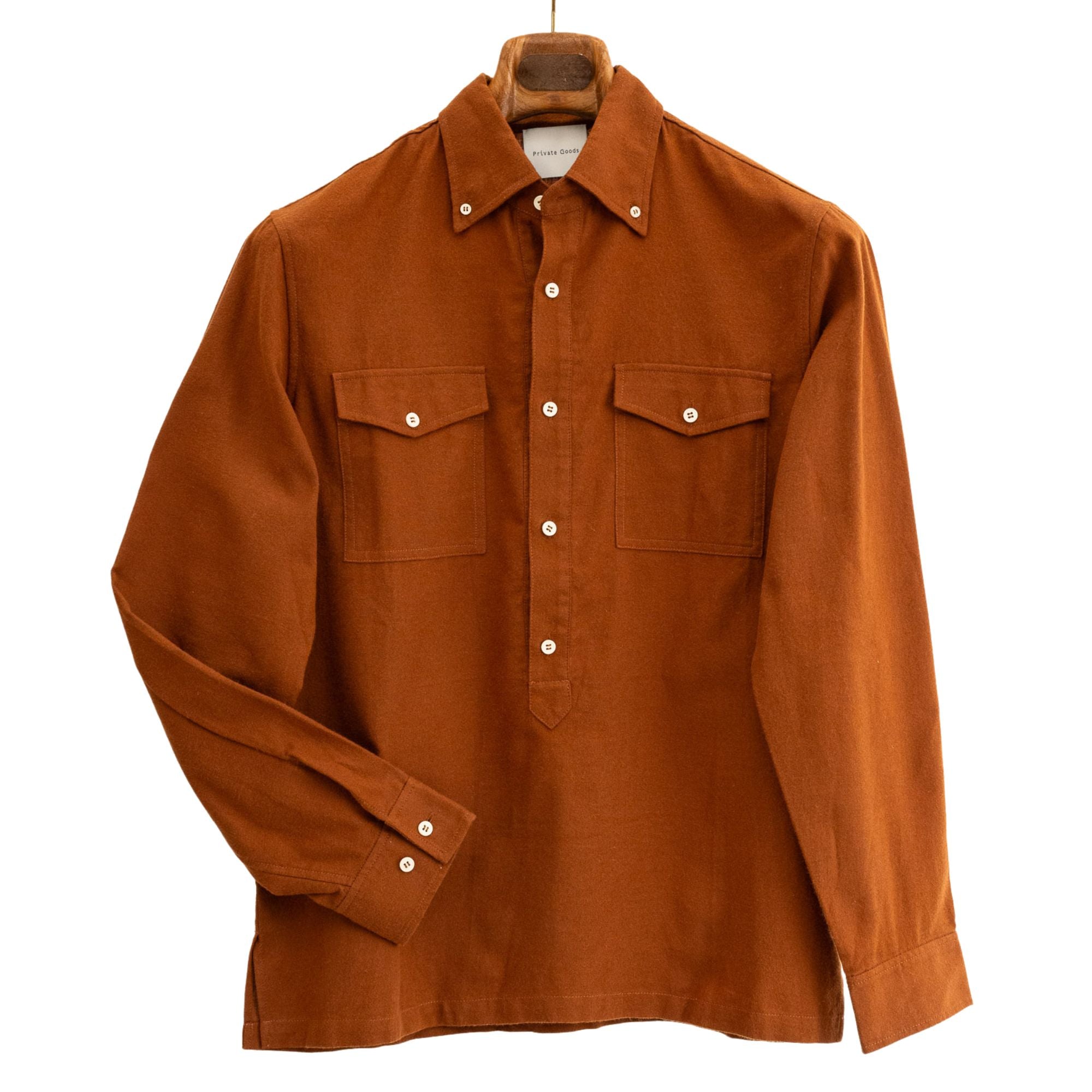 Rust Sample Shirt Made of Cotton (EU 48) – Sanpetuna