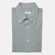 Multicolored Checked Shirt Made of Cotton (M)