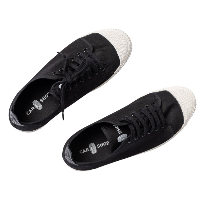 Schwarze Sneakers mit Gummisohle (EU 41)
