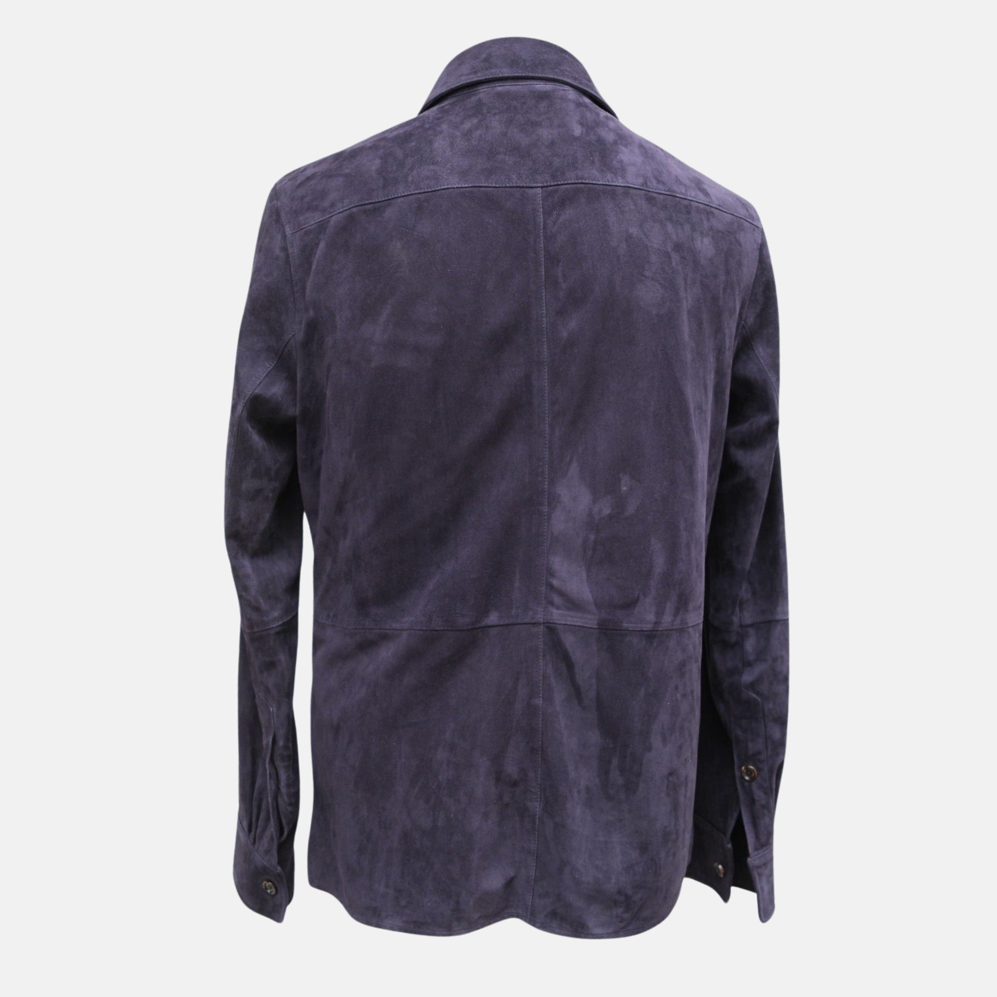 Navy Jacket made of Suede