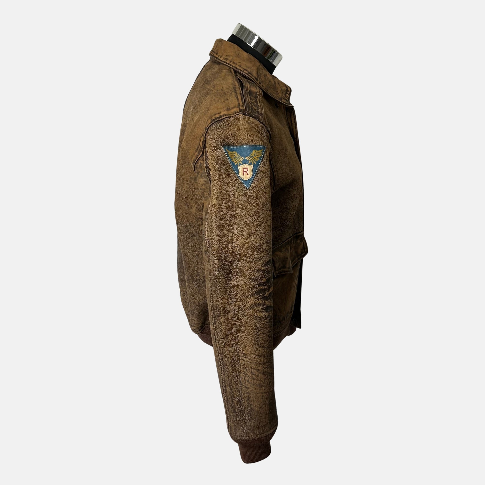 Brown Jacket Made of Flight Leather