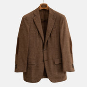 Brown Blazer made of Wool/Cotton/Angora/Cashgore (46)