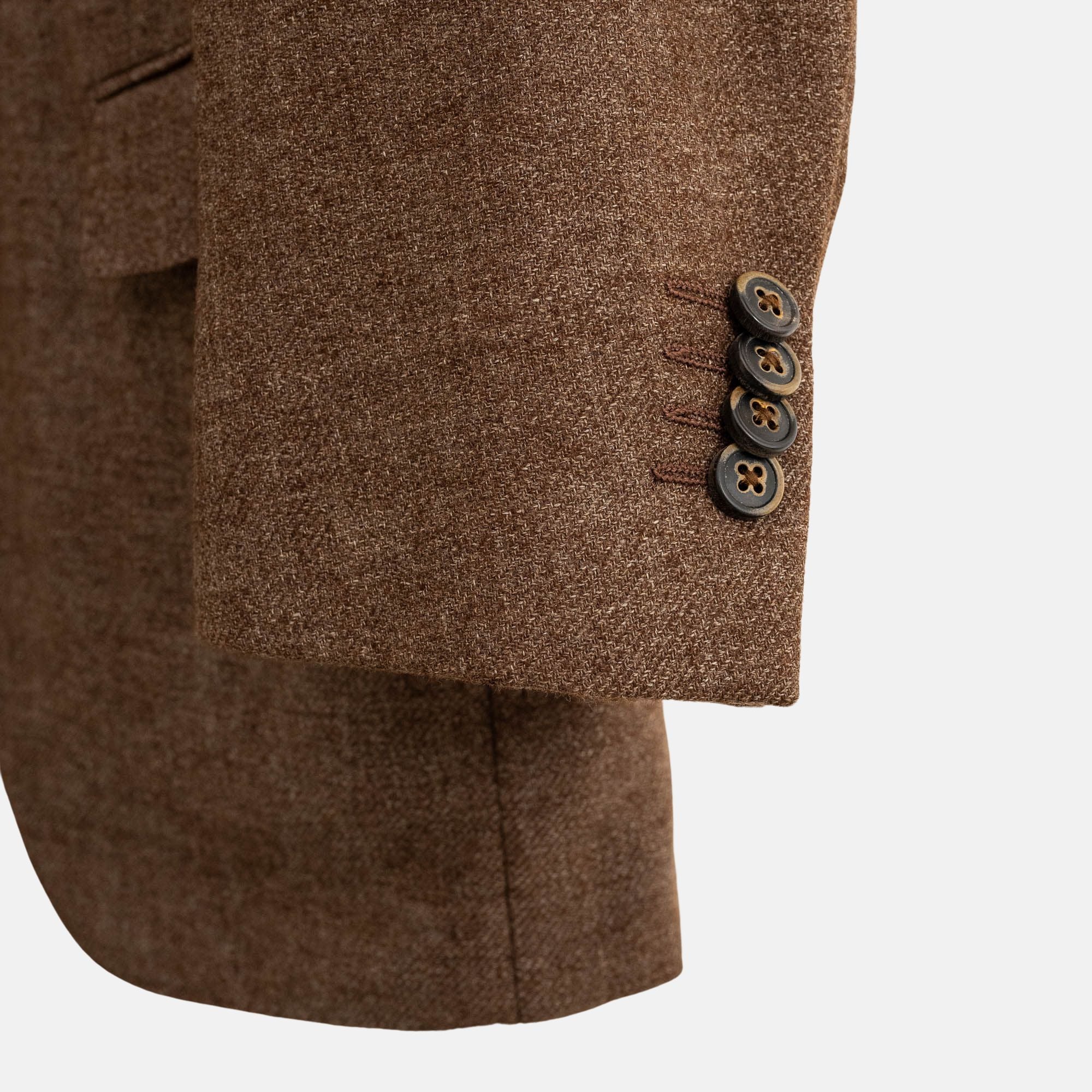 Brown Blazer made of Wool/Cotton/Angora/Cashgore (46)