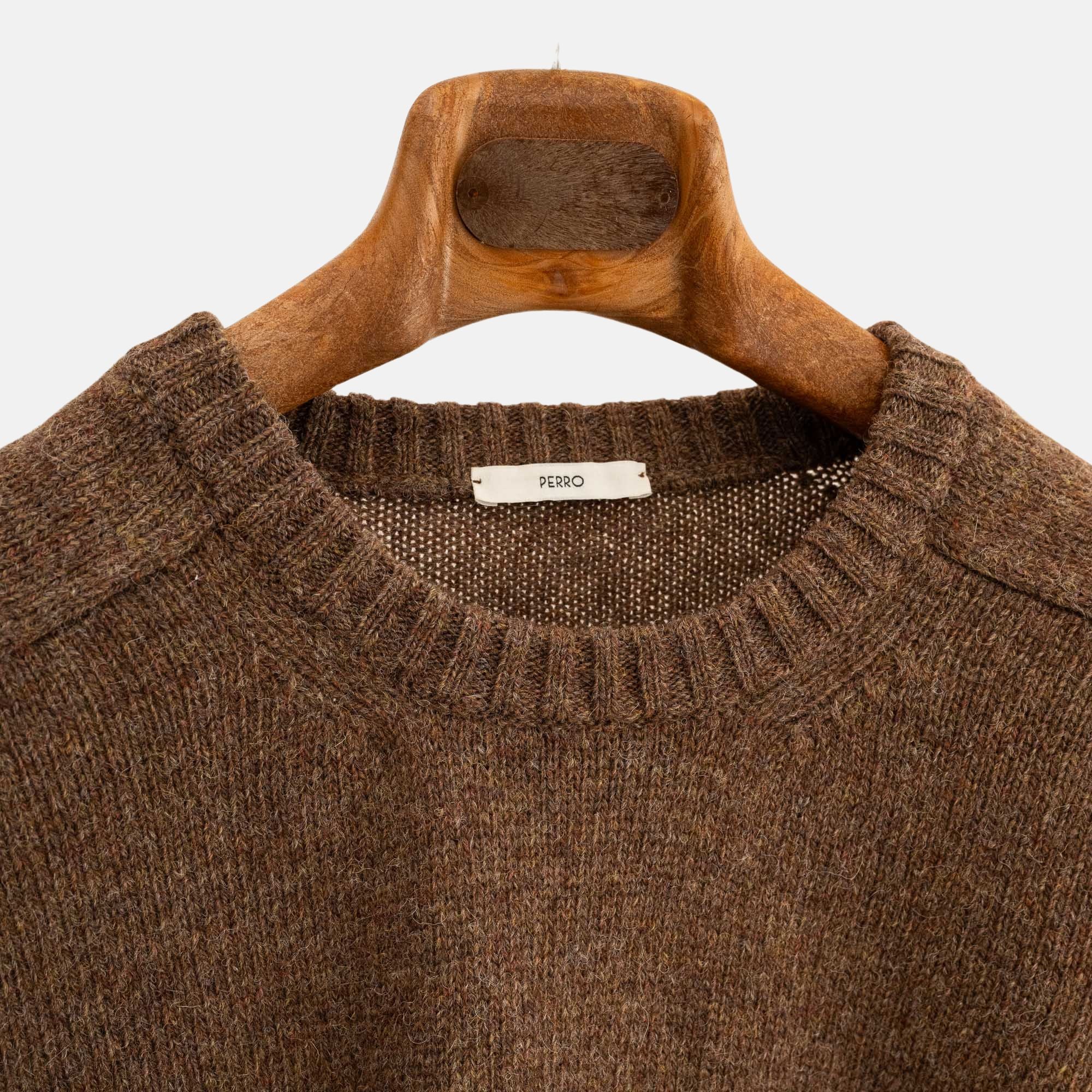 Brown Sweater Made of Lambswool (L)