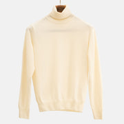 Offwhite Turtle Neck Made of Merino/Cashmere (50)