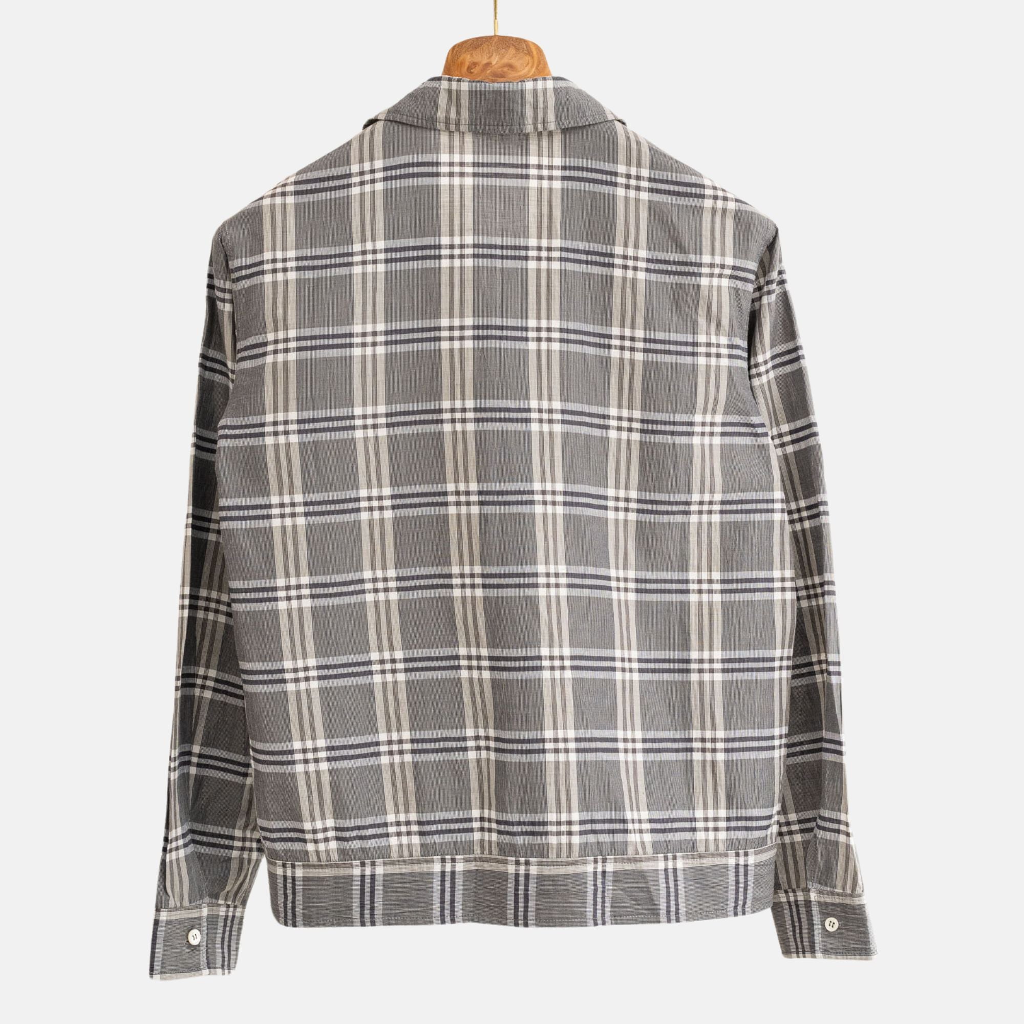 Checked Sample Shirt Made of Cotton