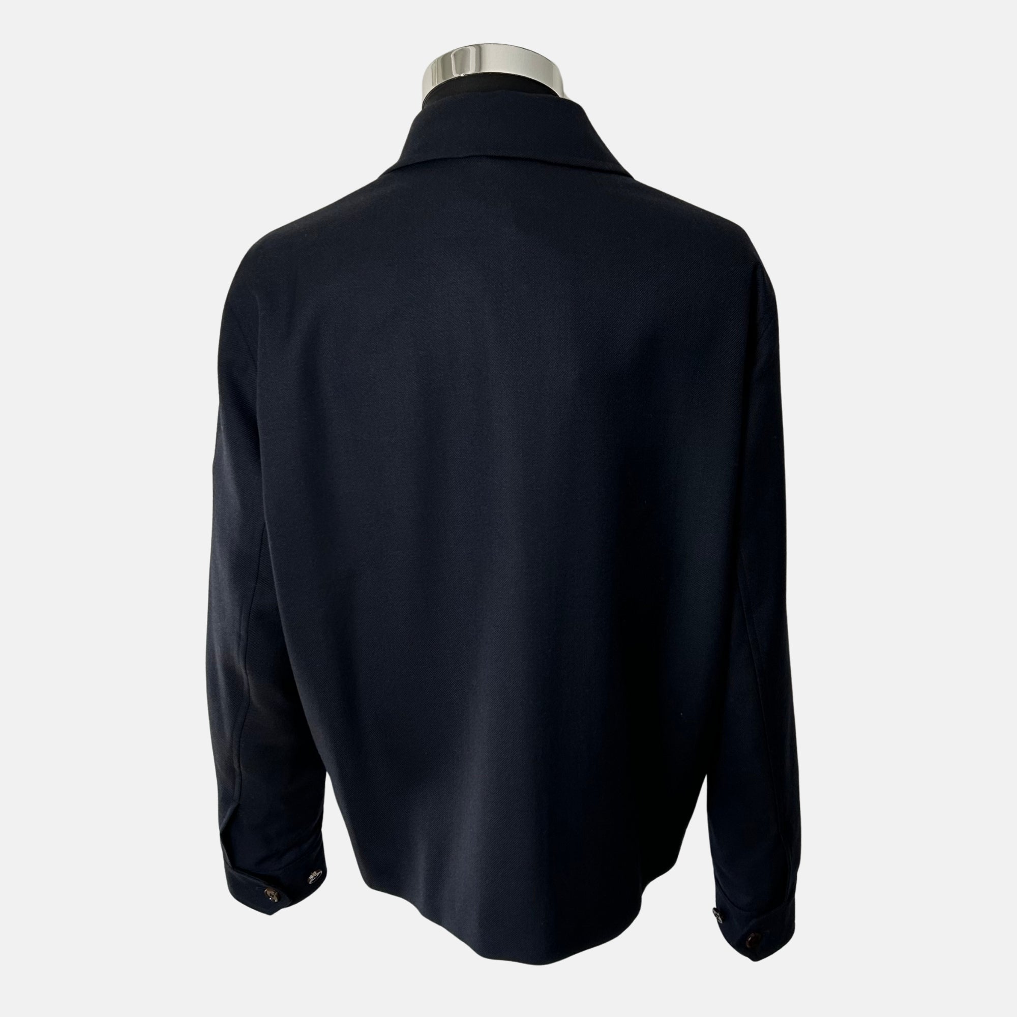 Navy Jacket made of Wolle