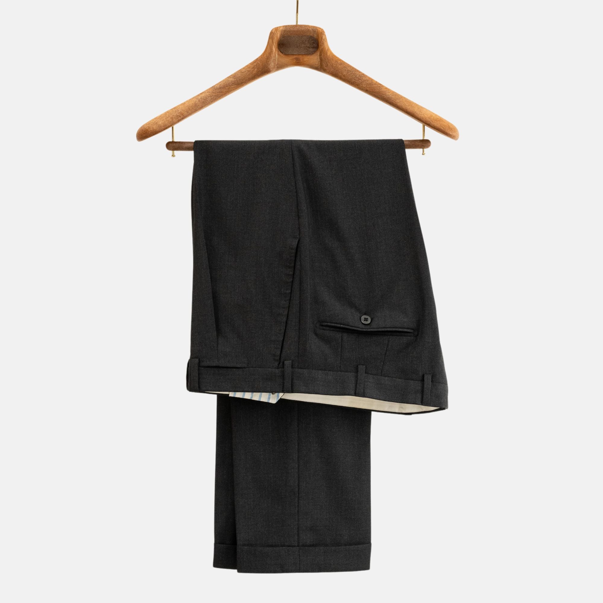 Charcoal Pants Made of Wool (52)