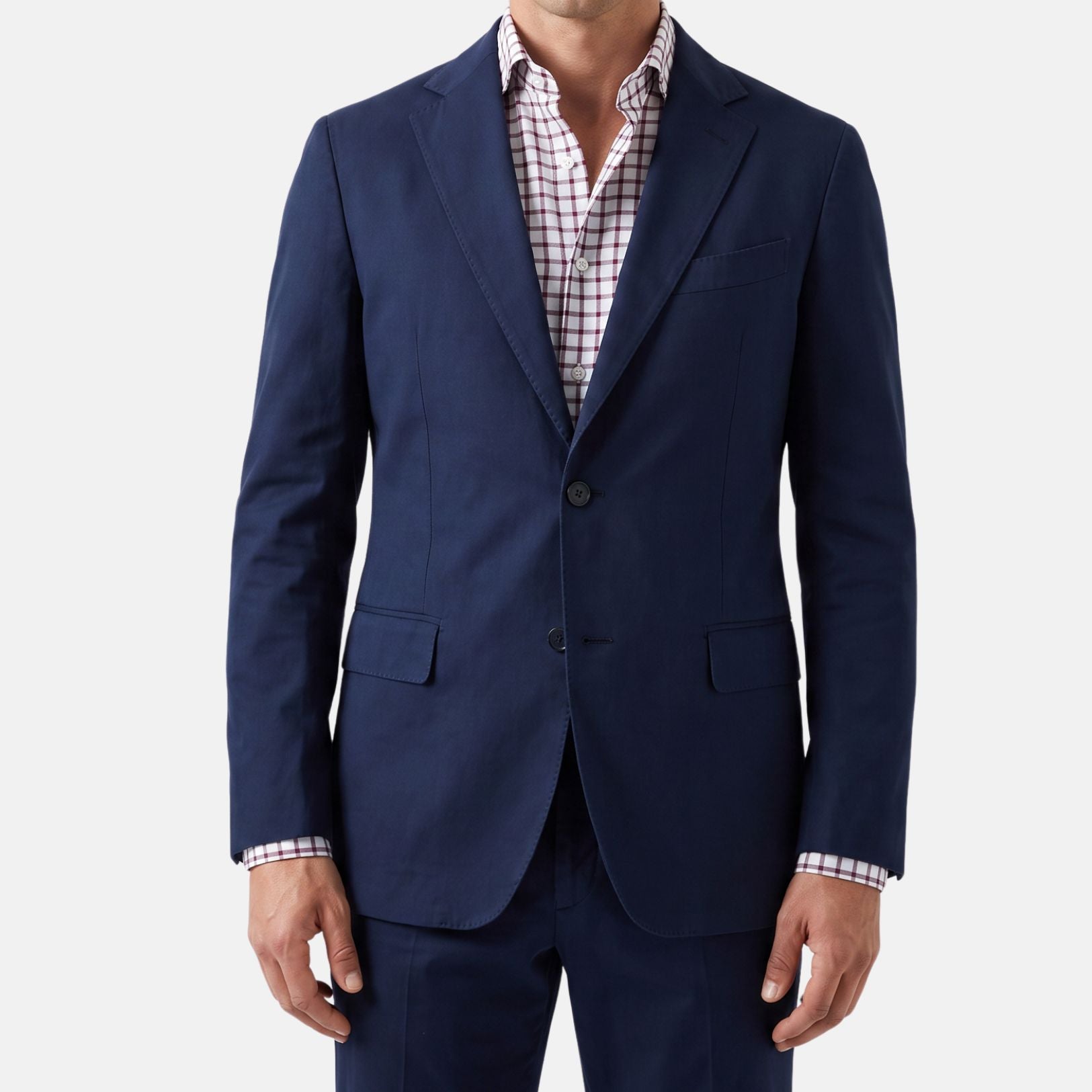 Navy Suit made of Cotton (EU 48)