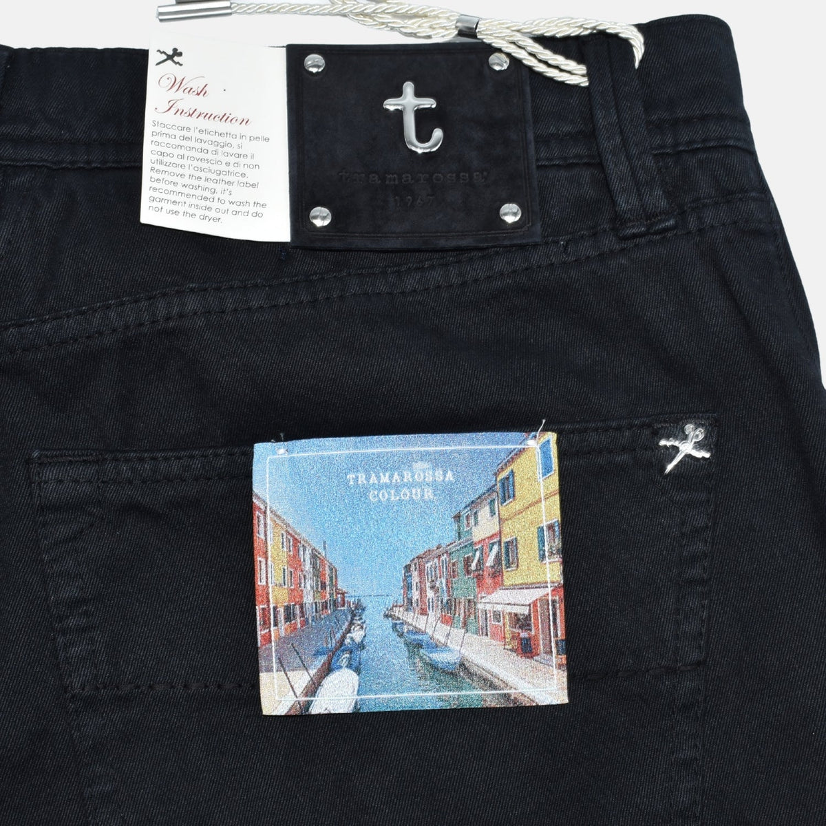 Black Leonardo Cotton Jeans