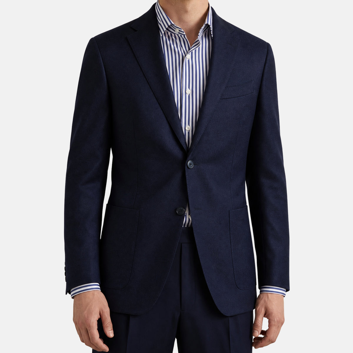 Navy Blazer made of Wool/Cashmere (EU 48)