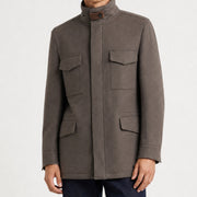 Brown "Traveller" Cashmere Jacket (EU 50)