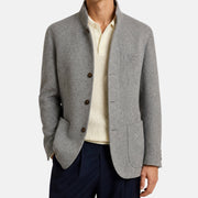 Grey Thick Cashmere Jacket (XXL)