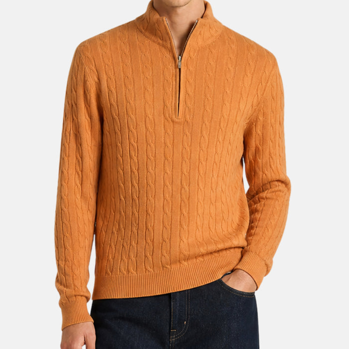 Orange Sweater made of Baby Cashmere (EU 52)
