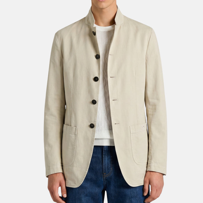 Ecru Chore Jacket made of Cotton (EU 48, EU 50, EU 52, EU 54)