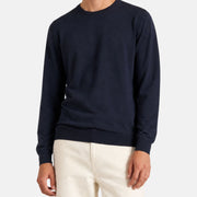 Navy "Gift of Kings" Merino Wool Roundneck Sweater (EU 50)