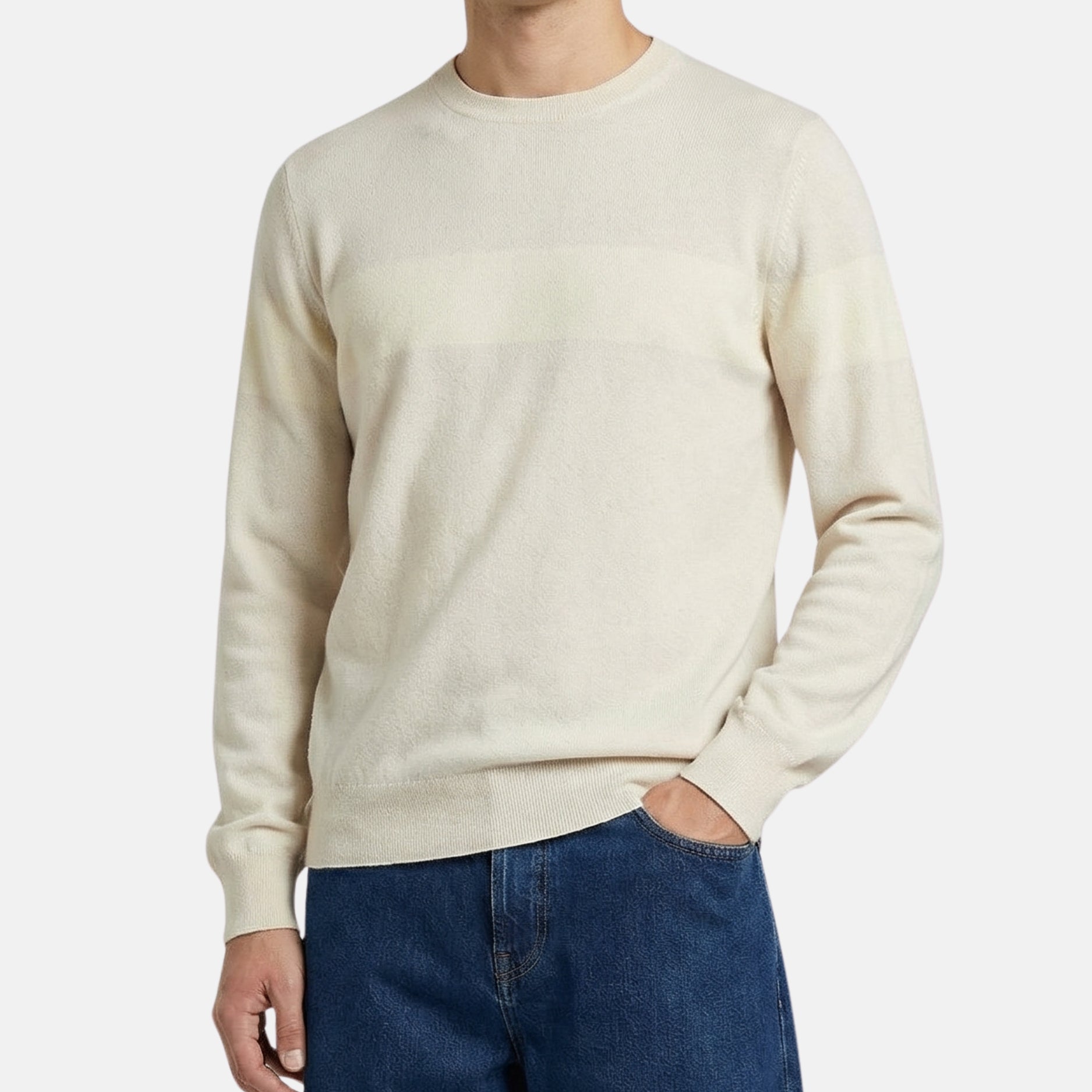 Light Beige Cashmere Sweater (EU 52)