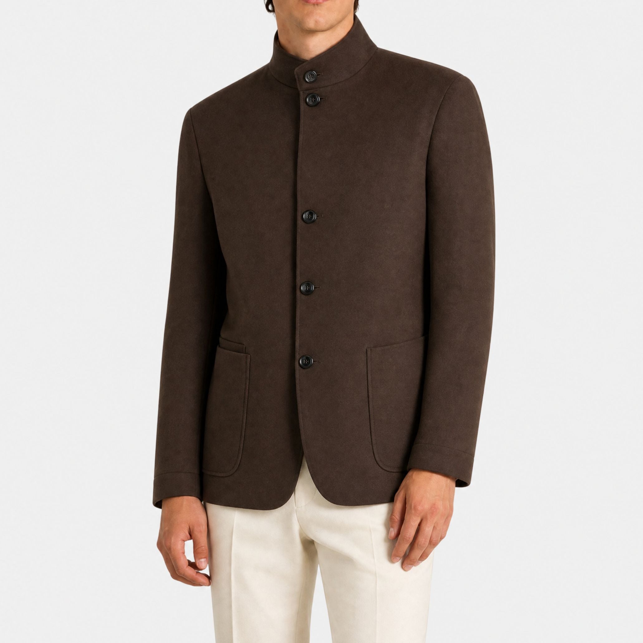 Brown "Il Conti" Cashmere Jacket (EU 52)