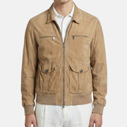 Beige Suede Jacket (XL)
