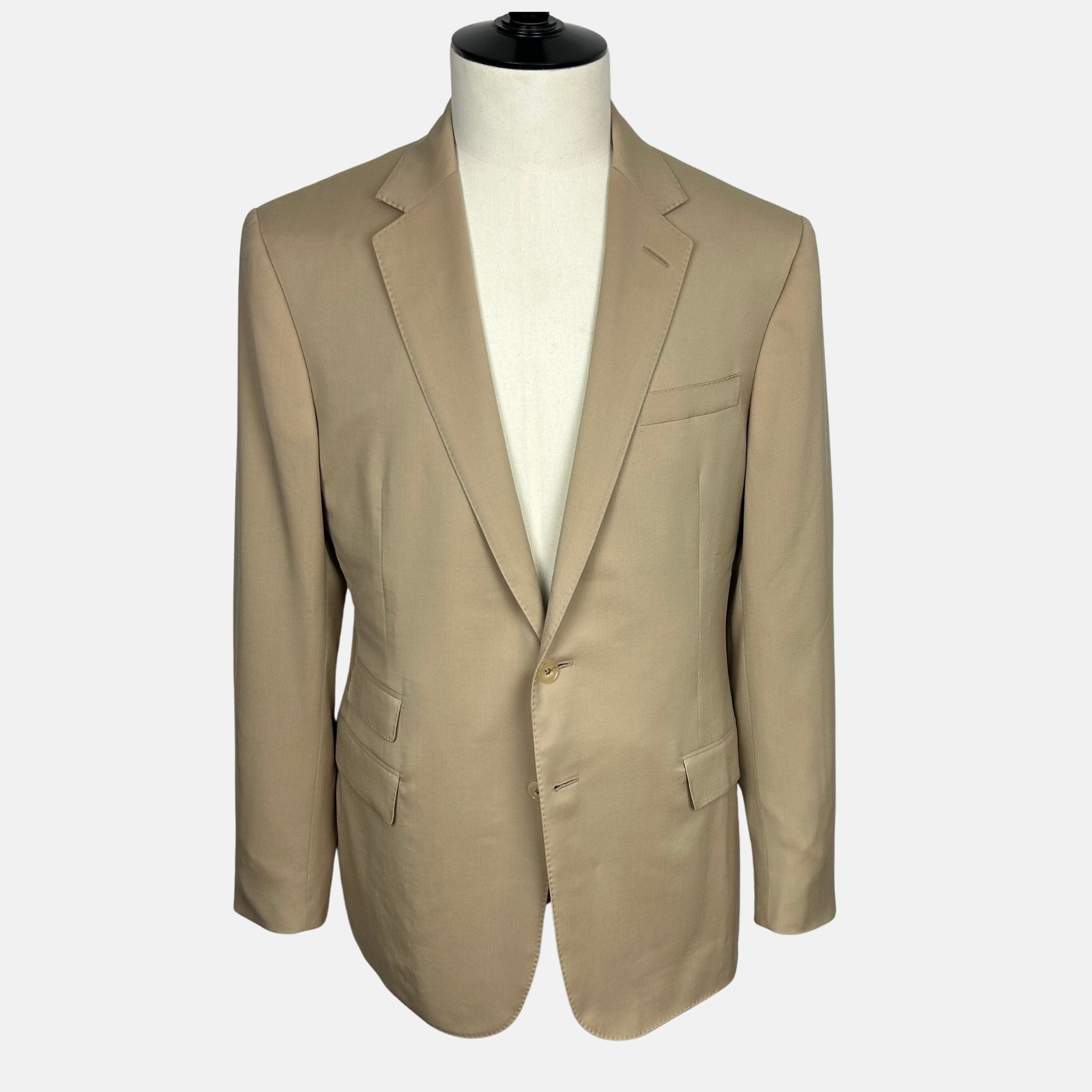 Tan Blazer made of Garbadine Wool (52/54)