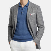 Multicolored Blazer made of Cashmere/Wool/Silk/Linen (EU 50)