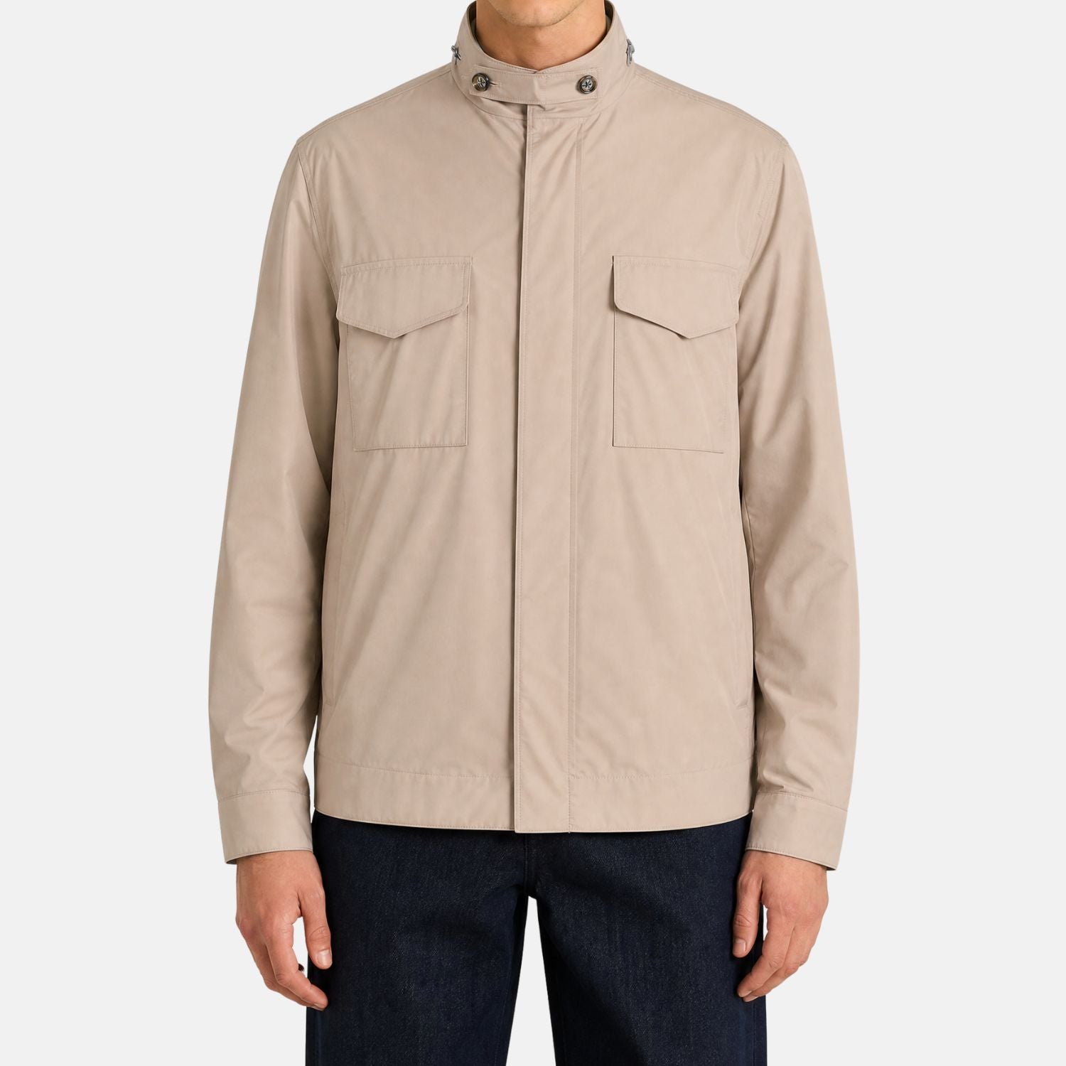 Loro Piana Windmate Traveller Bomber Sand Shell