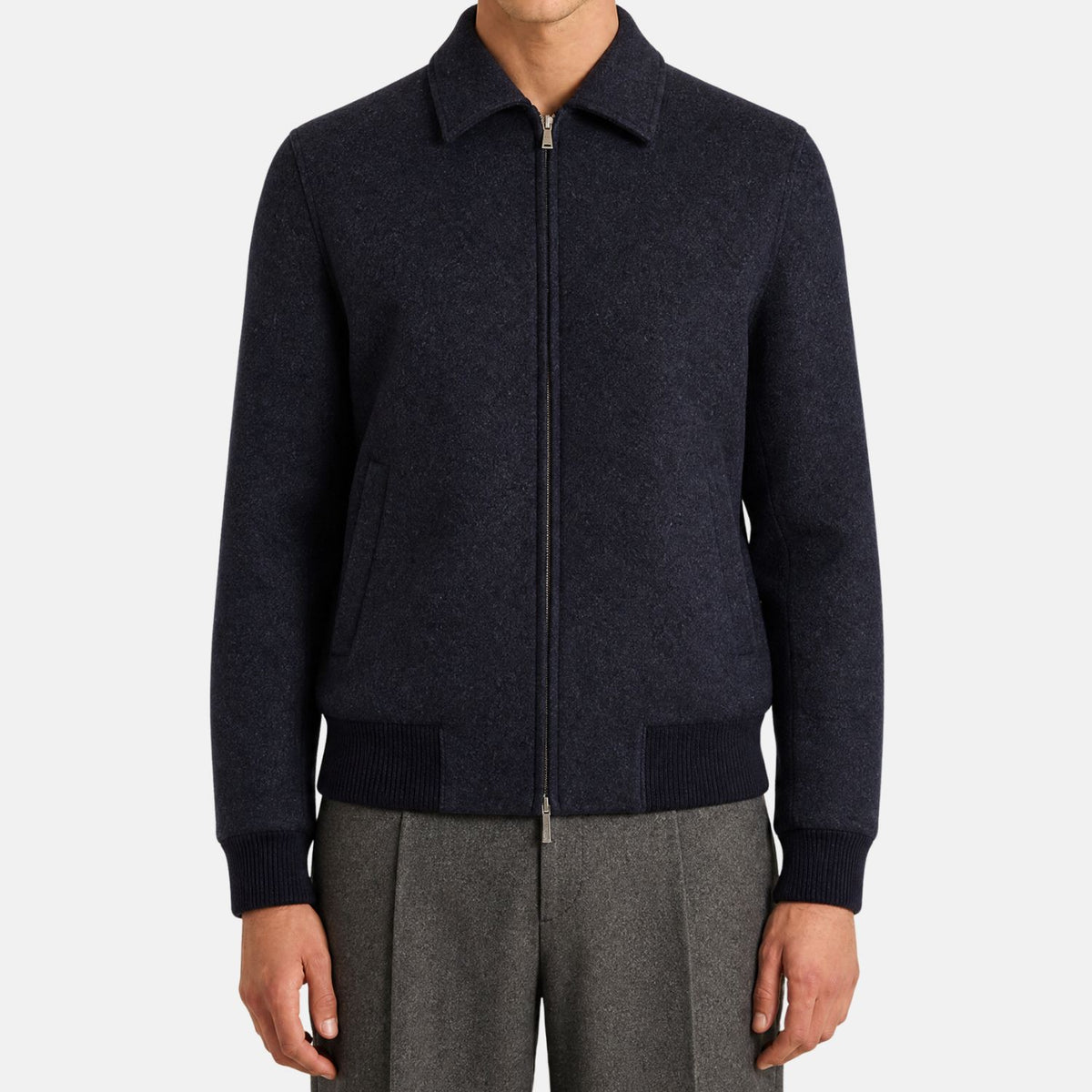 Loro Piana Rio Bomber Navy (M)