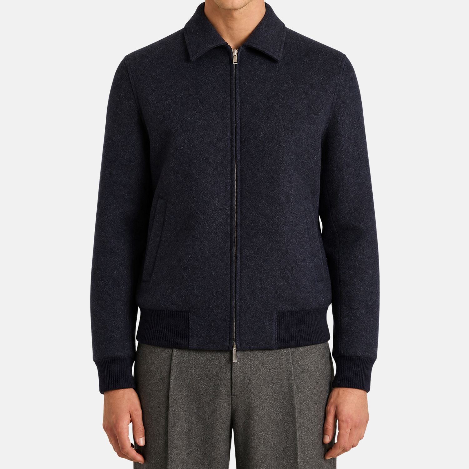 Loro Piana Rio Bomber Navy