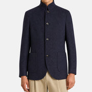 Loro Piana Cashmere Castorino Spagna Jacket Navy