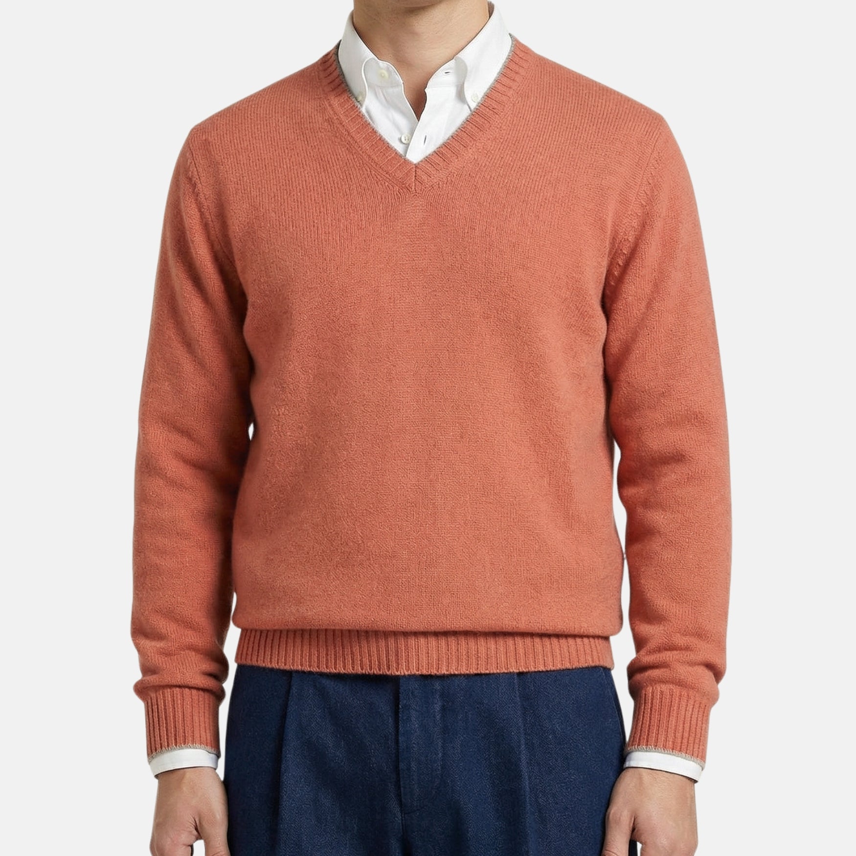 Orange Cashmere Sweater (EU 50)