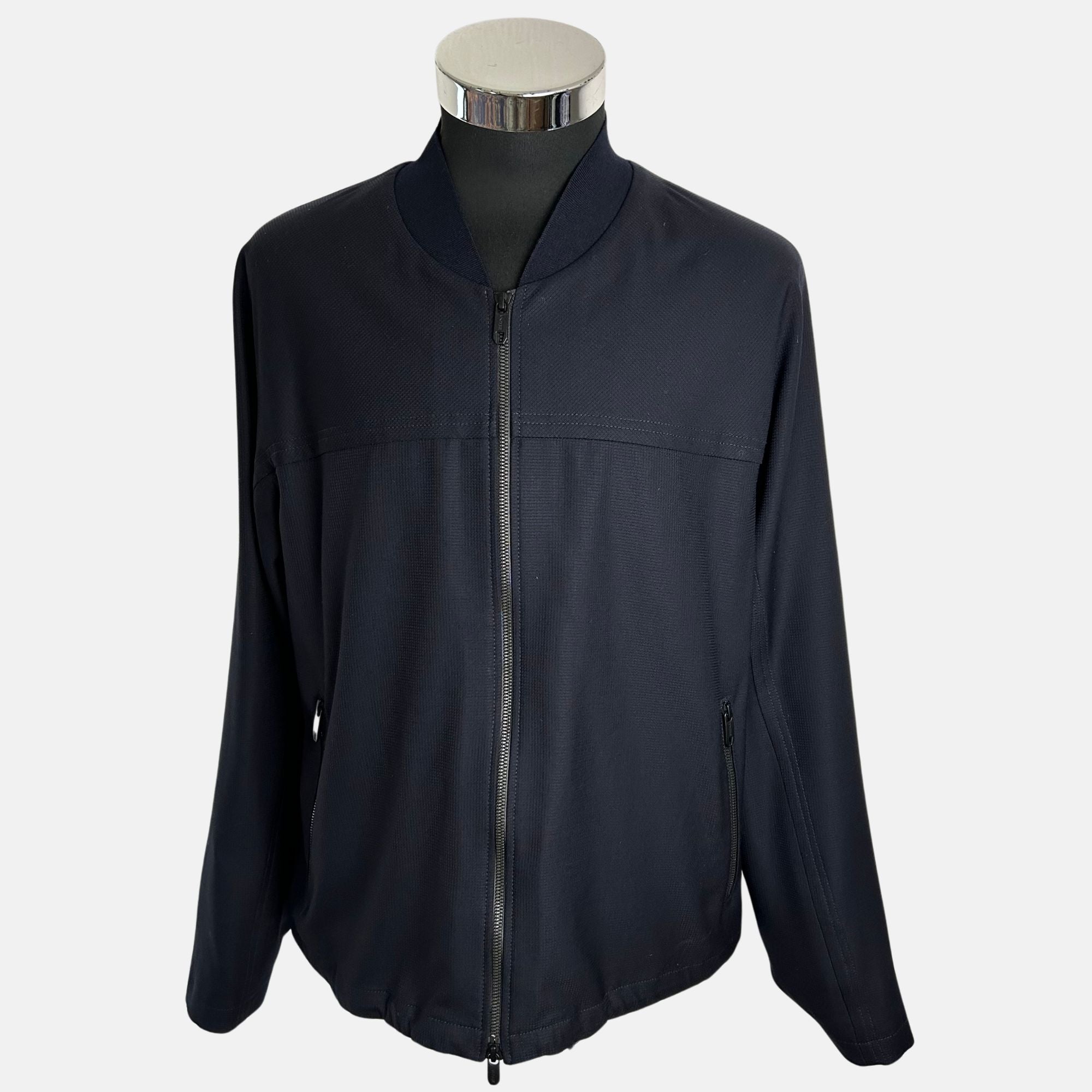 Navy Bomber made of Merino Wool (48)