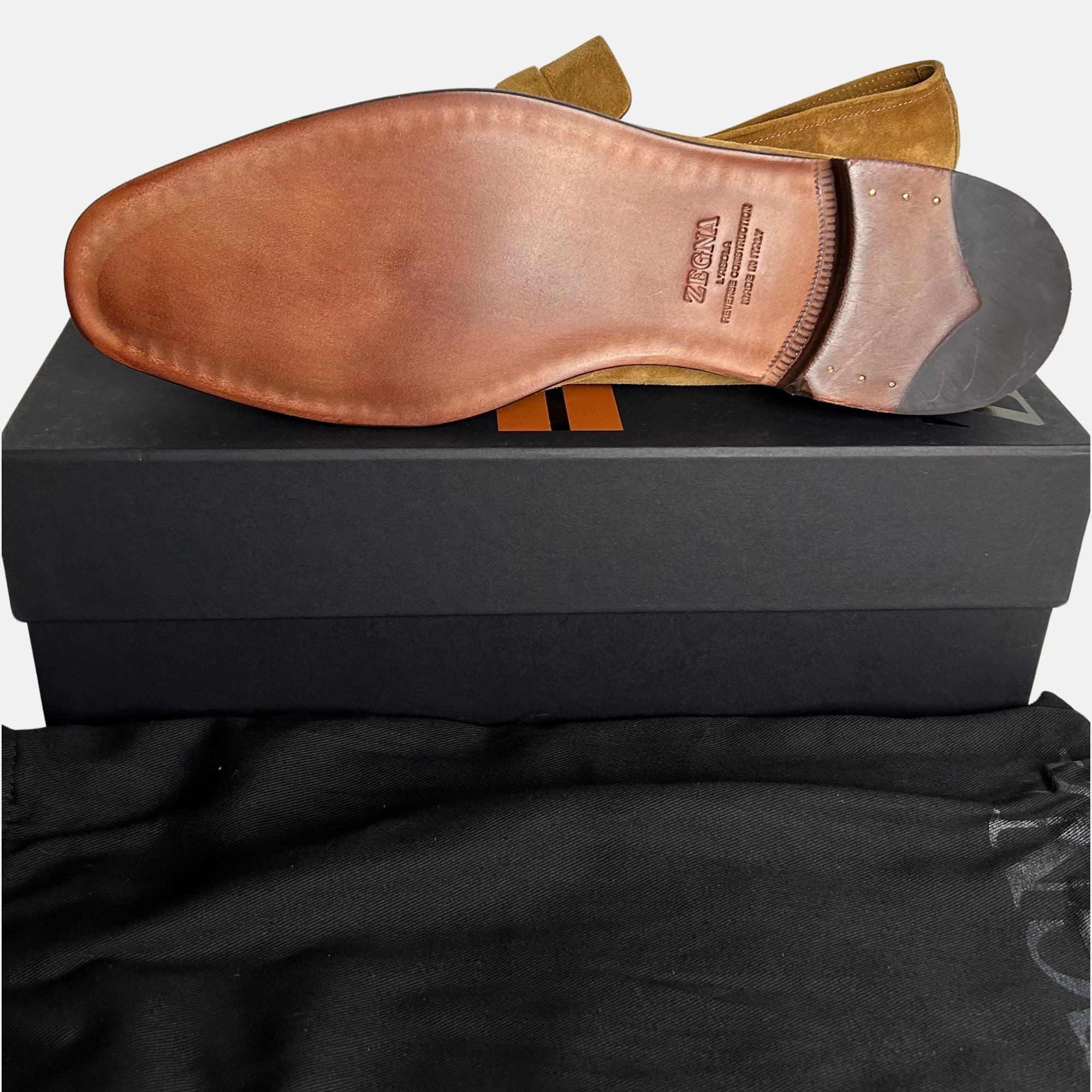 Cognac L'Asola Loafer made of Suede (UK 11)