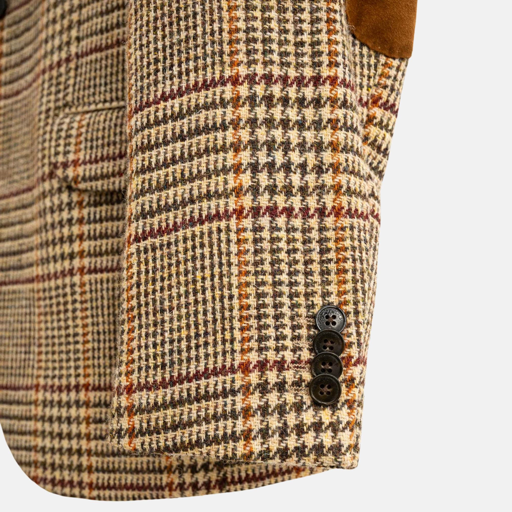 Multicolored Blazer Harris Tweed Made of Wool