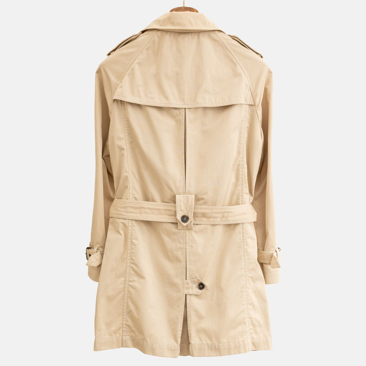 Beiger Trenchcoat aus Baumwolle (EU 48)